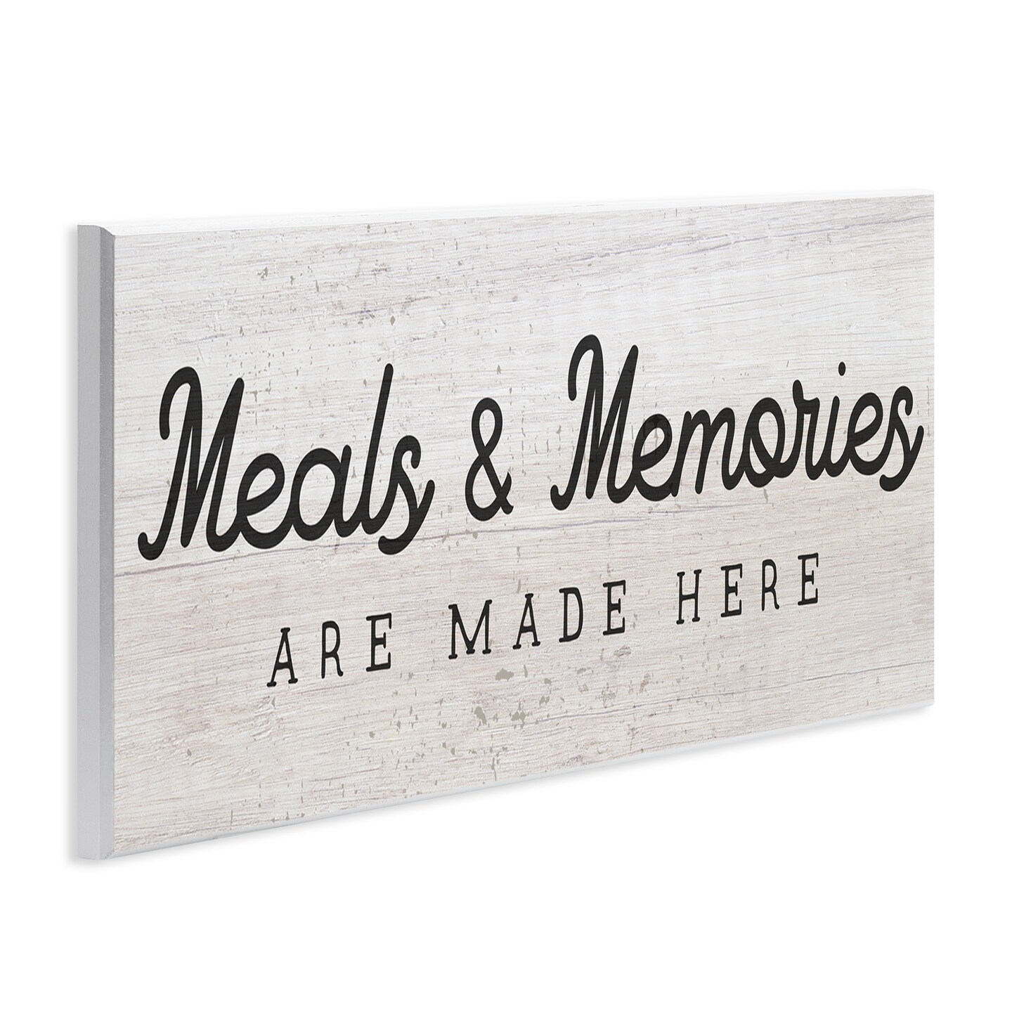 Stupell Industries Meals &#x26; Memories Kitchen Sign Wall Plaque Art