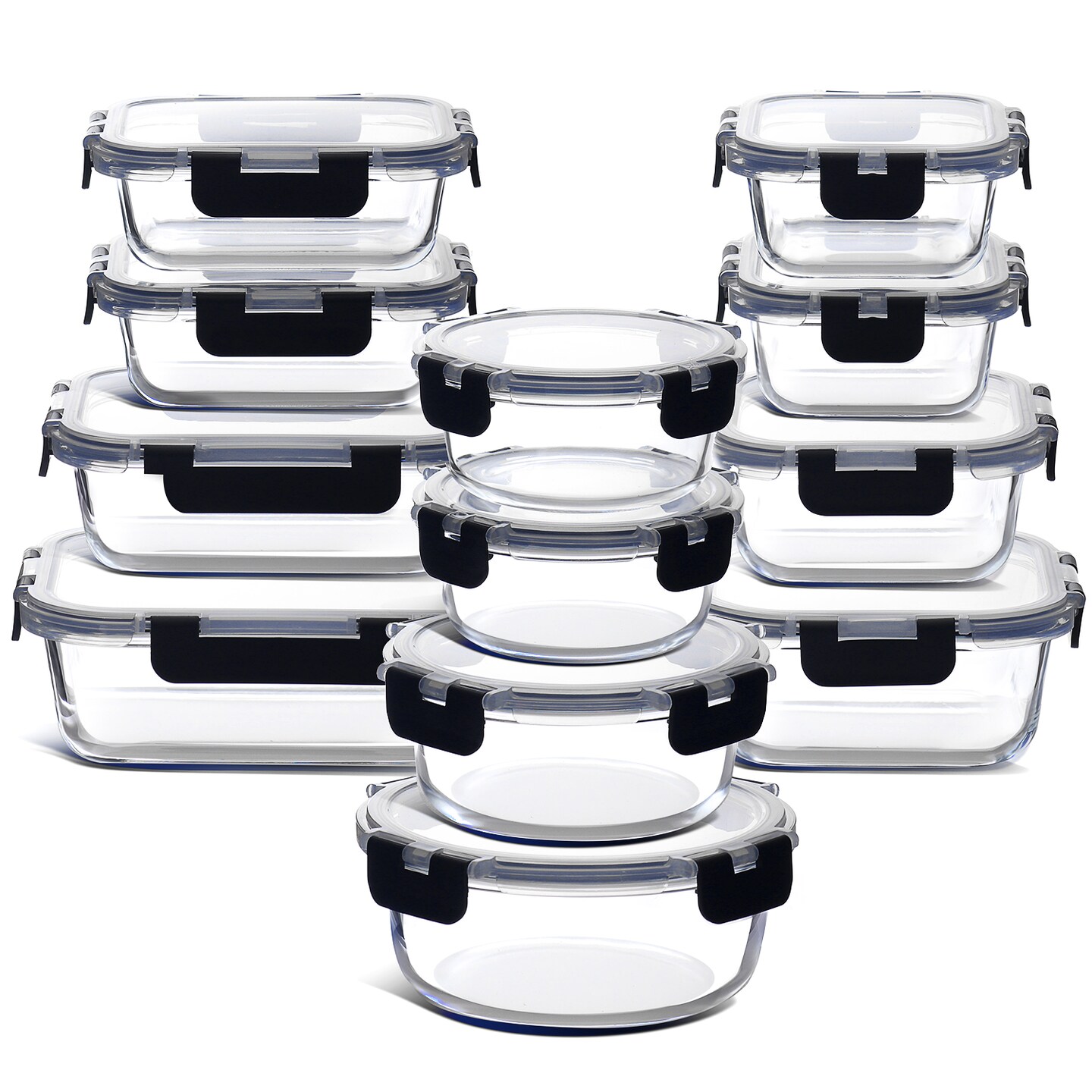 Eatex Glass Food Storage Containers with Lid