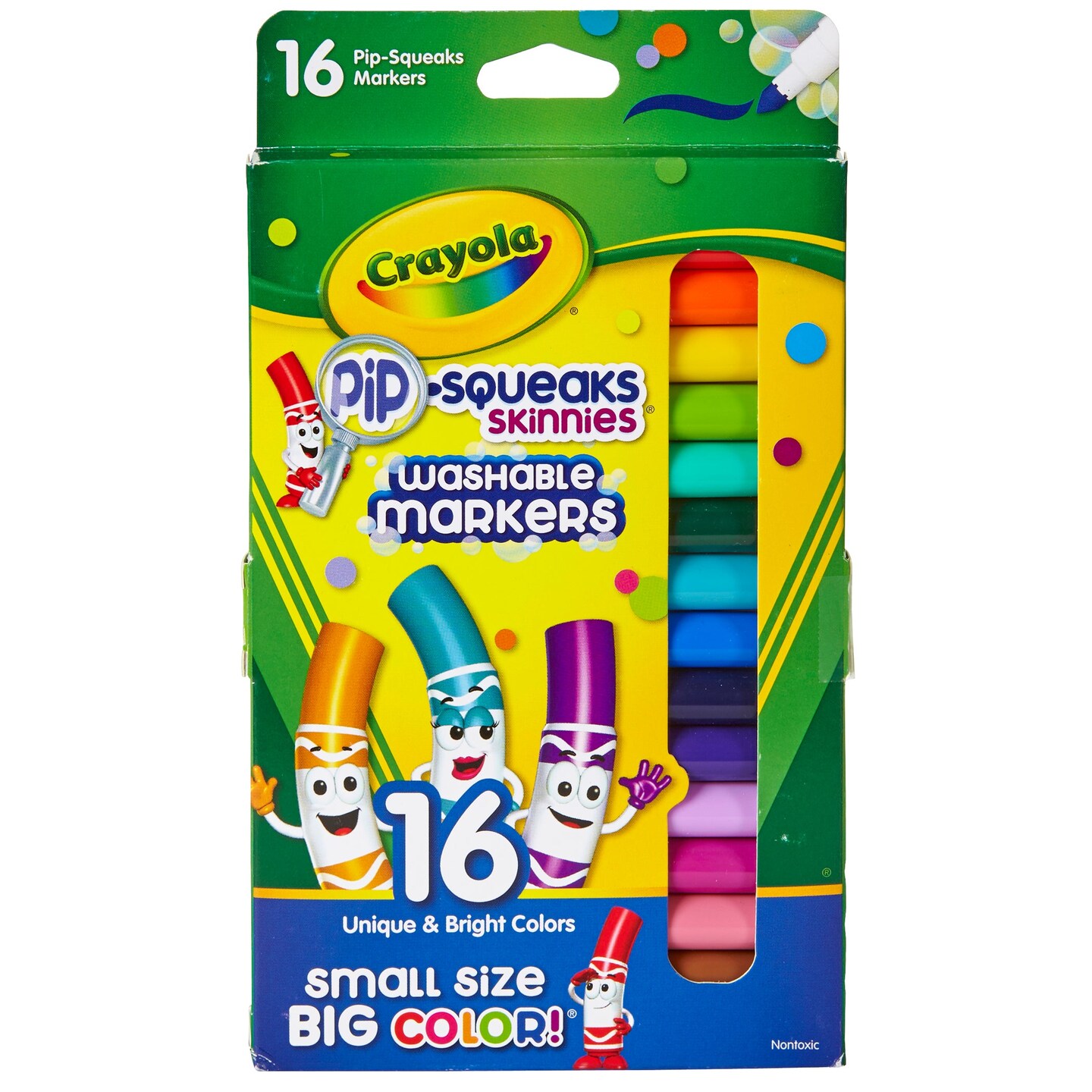Pip-Squeaks&#x2122; Skinnies&#x2122; Markers, Fine Tip, 16 Colors