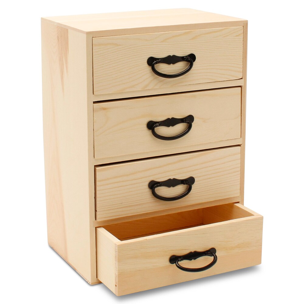 DIY Wood Desk Organizer with Drawers 11&#x22;, Craft Supplies/Jewelry | Woodpeckers
