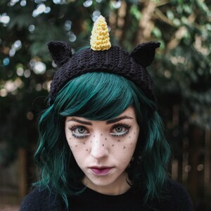 Ikkakujū - Handmade Crochet Unicorn Headband Unicorn Horn Ear