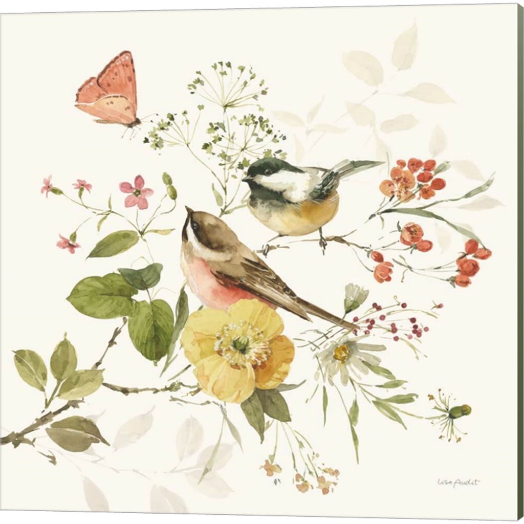 Blessed by Nature B by Lisa Audit 14" x 14" Canvas Wall Art (Set of 2)