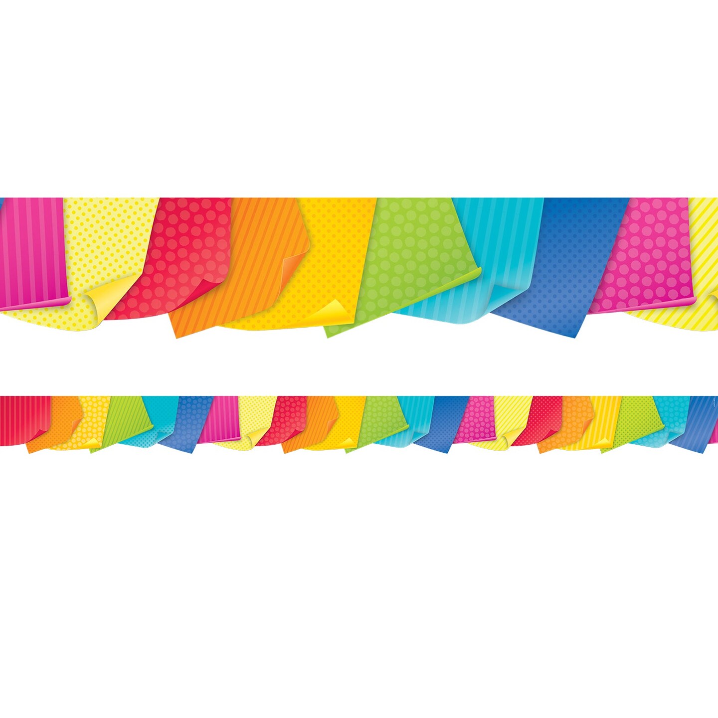 Bold &#x26; Bright Sticky Notes EZ Border, 48 Feet
