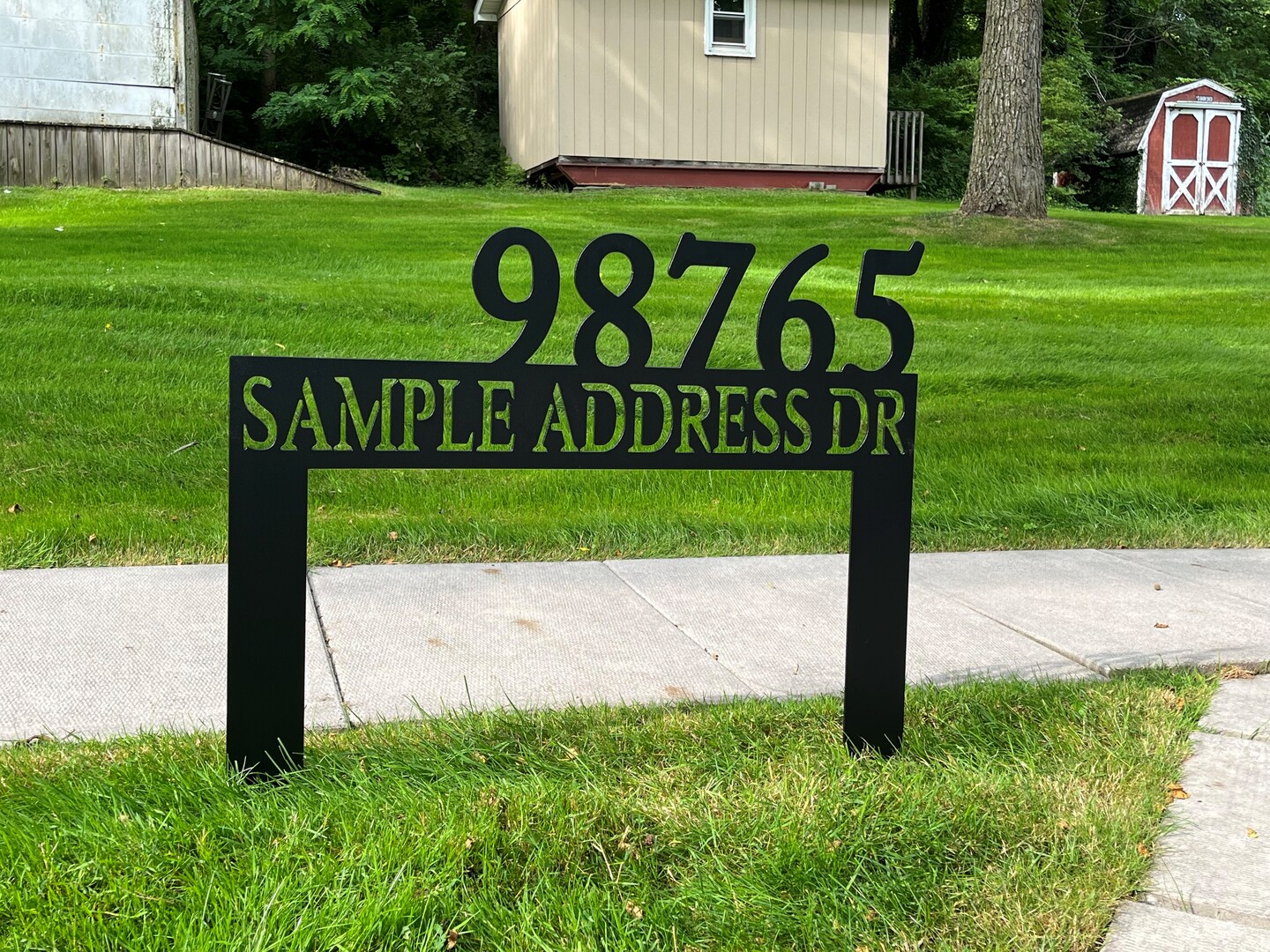 Custom Address Yard Sign product 3