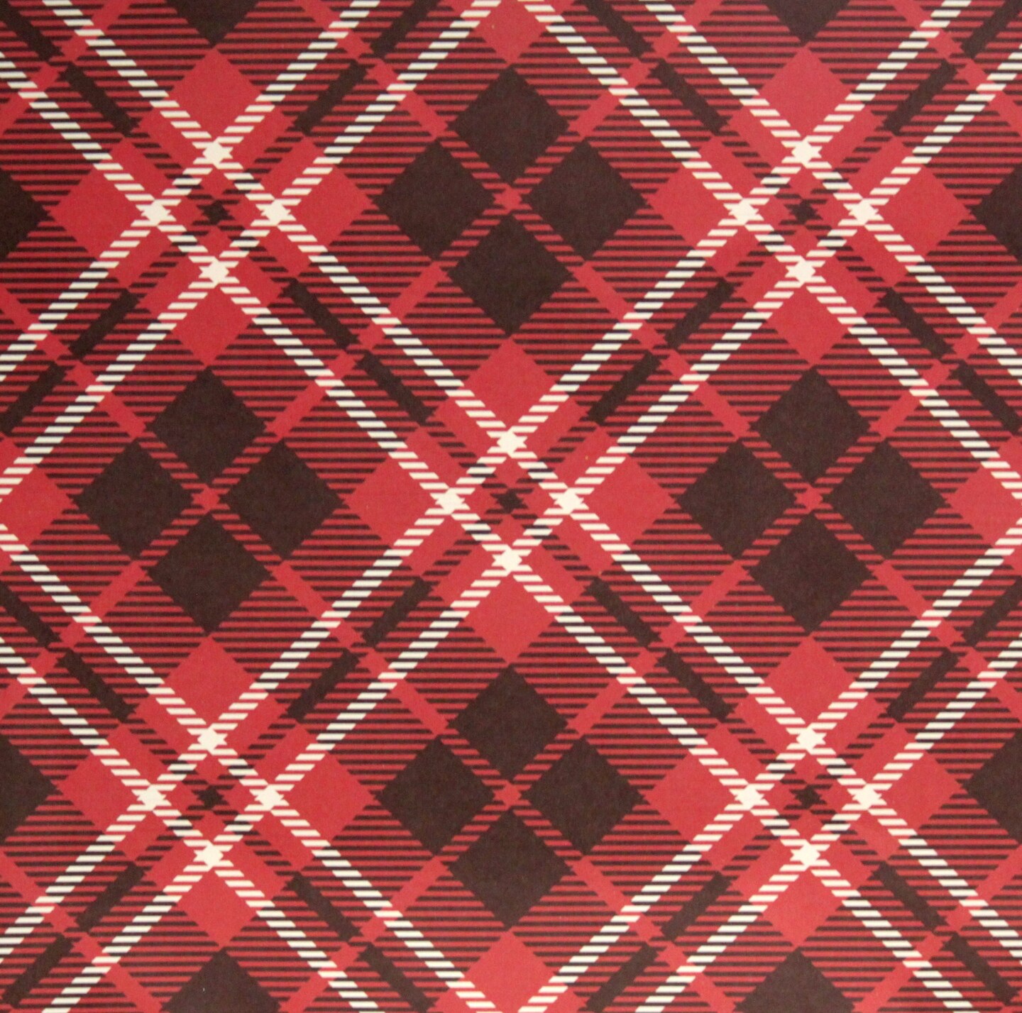 Cieovo Double-Sided Christmas Plaid #7 Scrapbook Paper