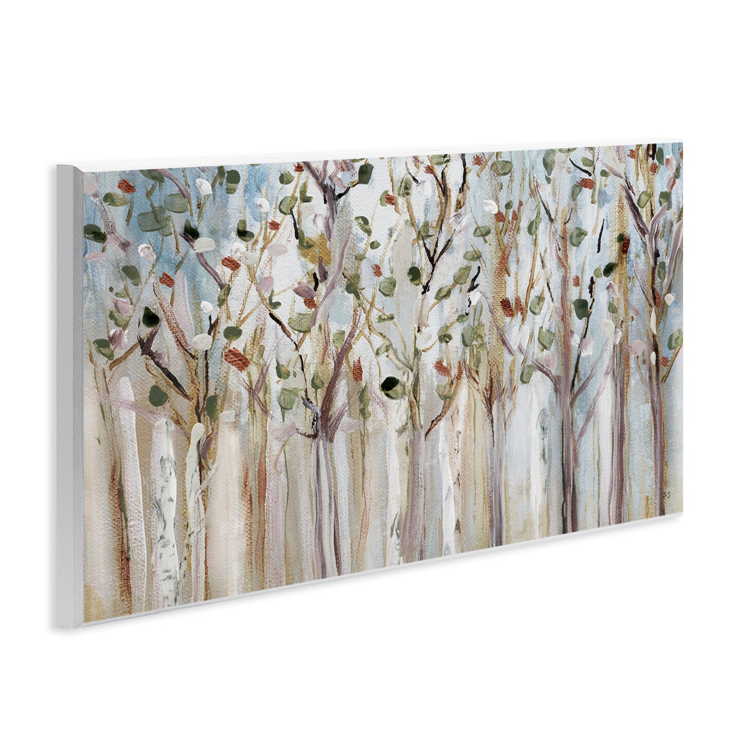 Stupell Industries Bare Branch Trees Birch Forest Wall Plaque Art