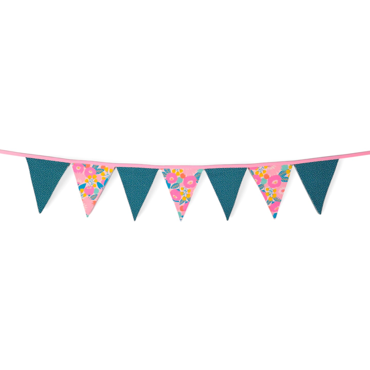 Crosscut Sewing Co. Monthly Pennant Banner DIY Sewing Kit - Sewing Project Kit for Beginners