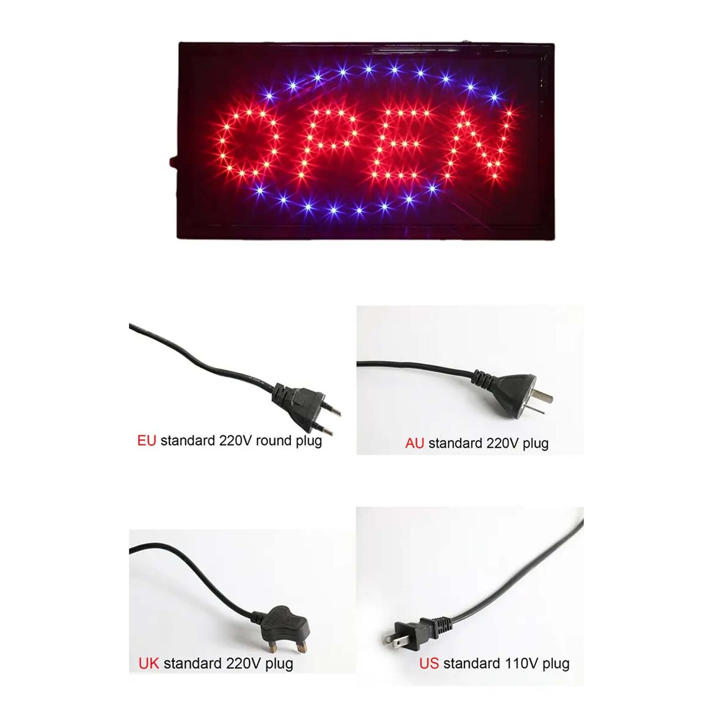 LED 48x25 Scrolling Message Open Sign