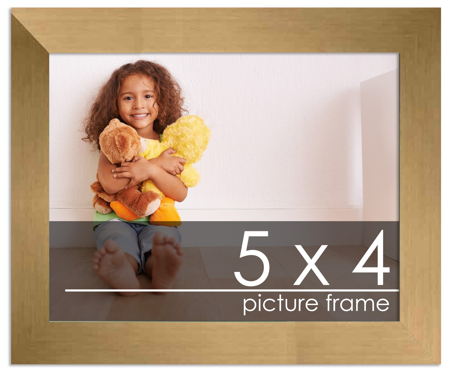 5x4 Solid Wood Picture Frame with UV-Resistant Acrylic & Acid-Free Backing, Available in 6 Finishes: Matte Black, Matte White, Metallic Bronze, Silver, Natural Wood Grain & Mahogany