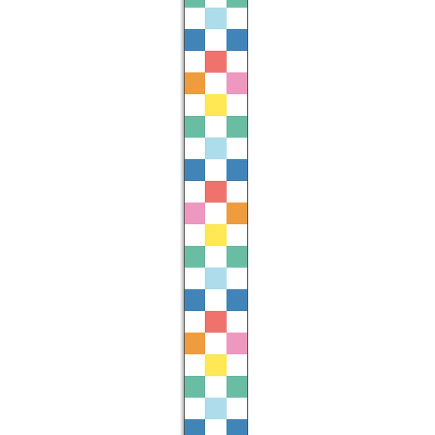 Checkered Rainbow Straight Border We Stick Together