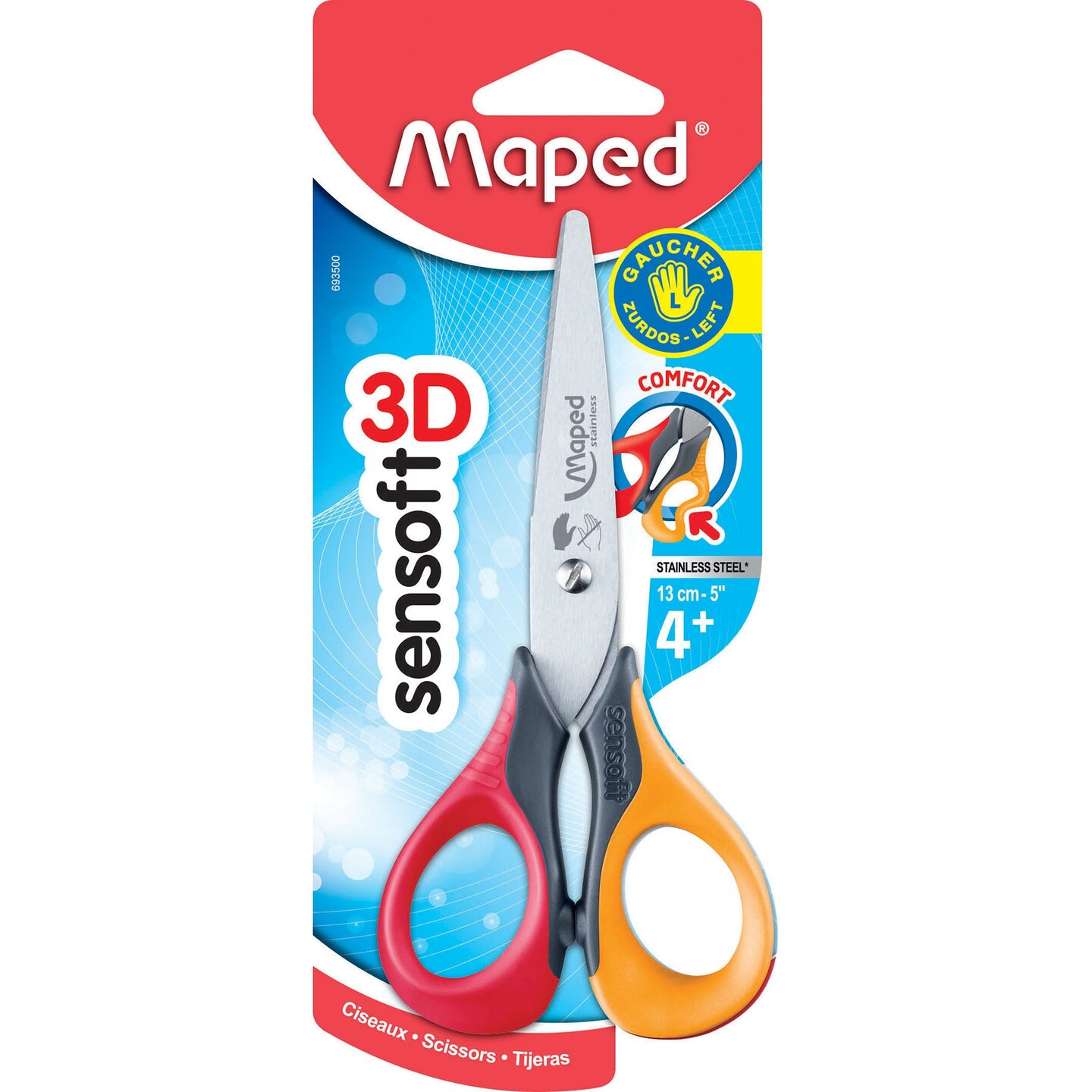 Sensoft Left-Handed 5&#x22; Scissors with Flexible Handles