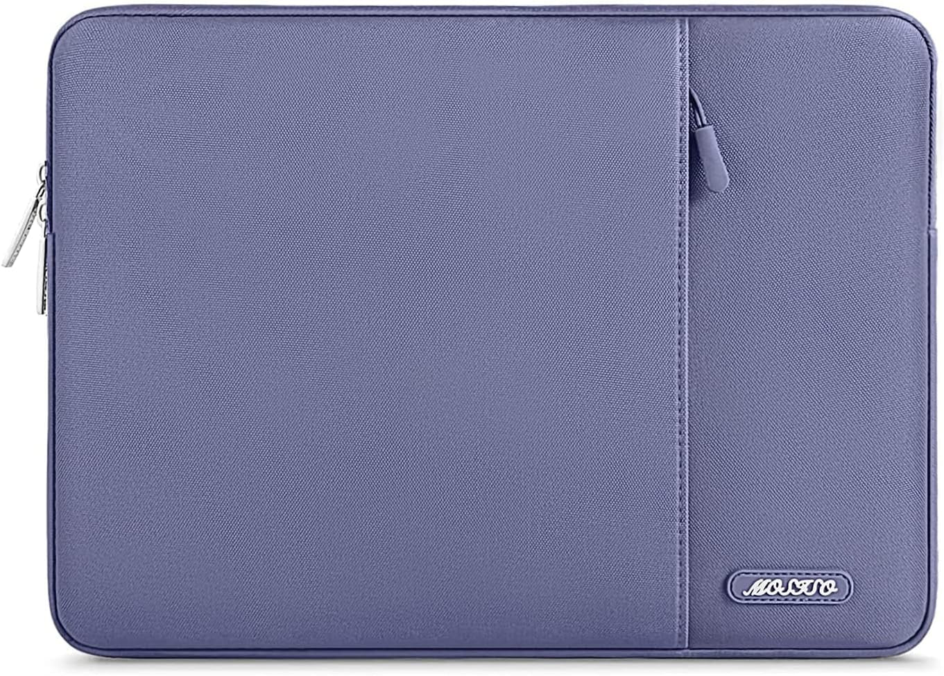 Laptop Sleeve Bag Compatible with Macbook Air 13 M3 A3113 M2 A2681 M1 A2337 A2179 A1932/Pro 13 M2 M1 A2338 A2251 A2289 A2159 A1989 A1706 A1708,Polyester Vertical Case with Pocket, Lavender Gray