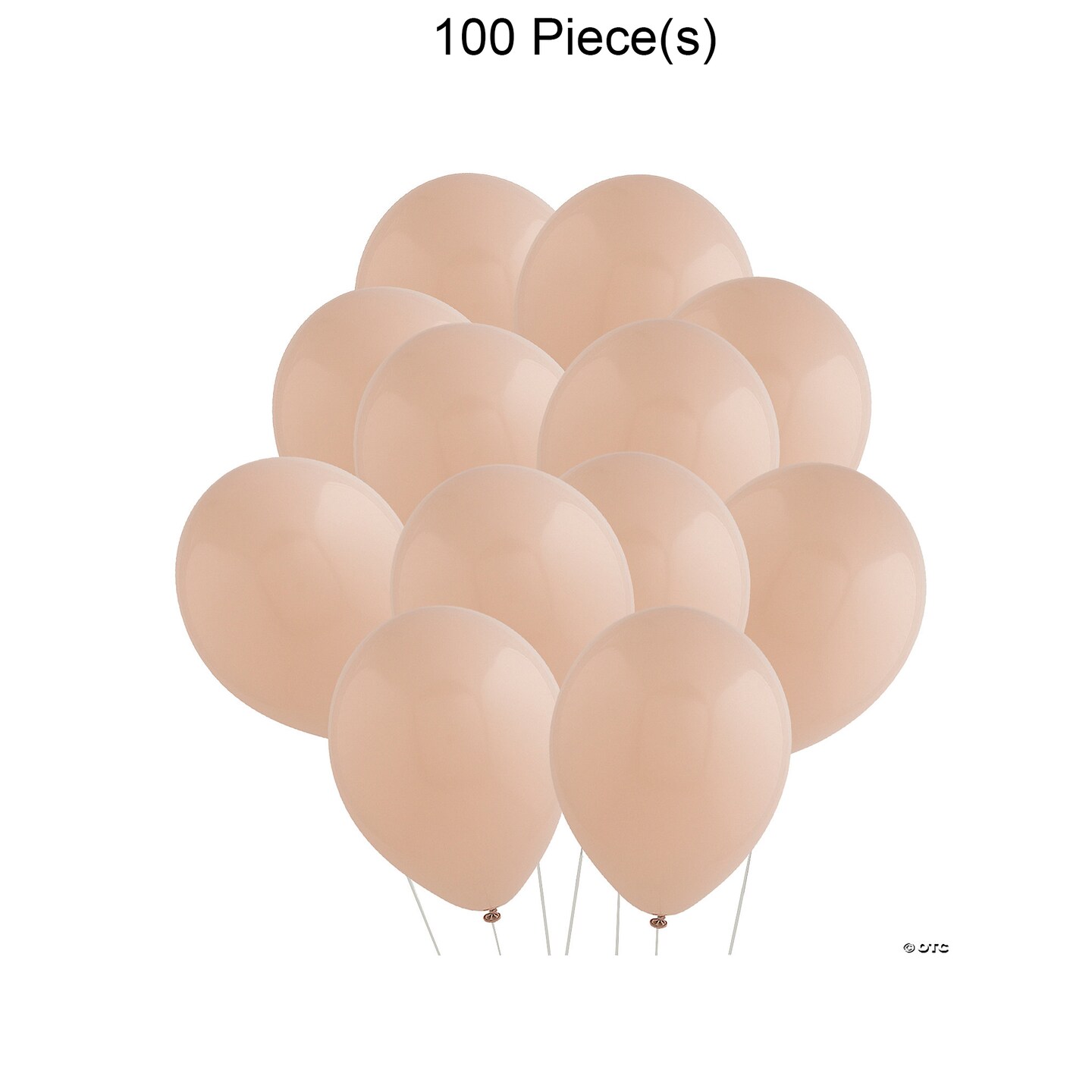 Tuftex Matte 11&#x22; Natural Latex Balloons Bulk 100 Pc