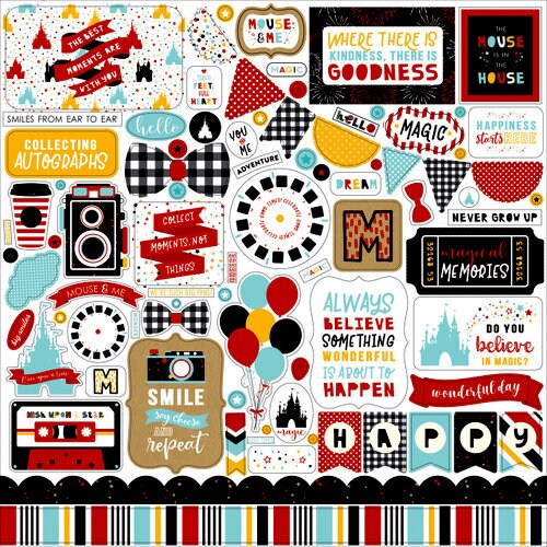 Echo Park Magical Adventure #2 12 x 12 Cardstock Stickers
