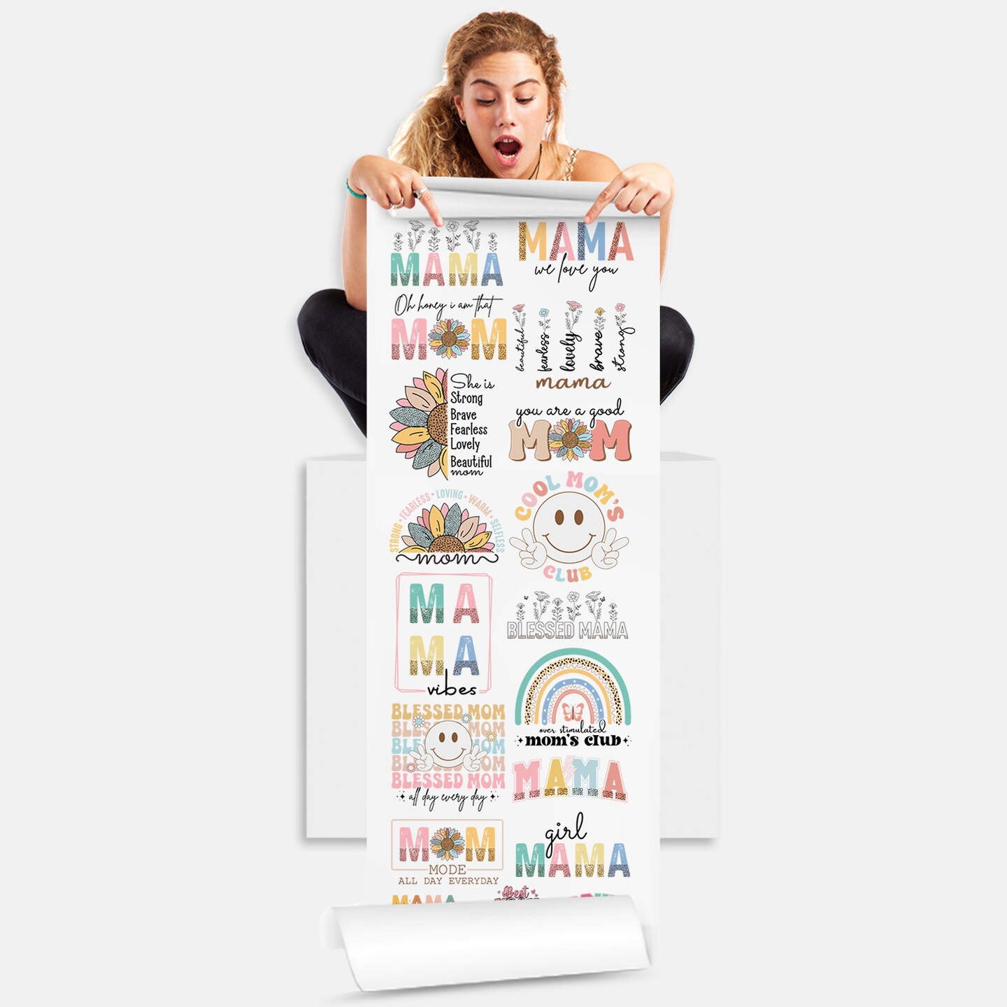 Mama Mode DTF Transfer Gang Sheets - 22x60 Direct-to-Film