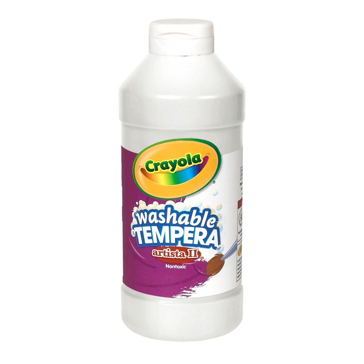 Artista II&#xAE; Washable Liquid Tempera Paint, White, 16 oz.