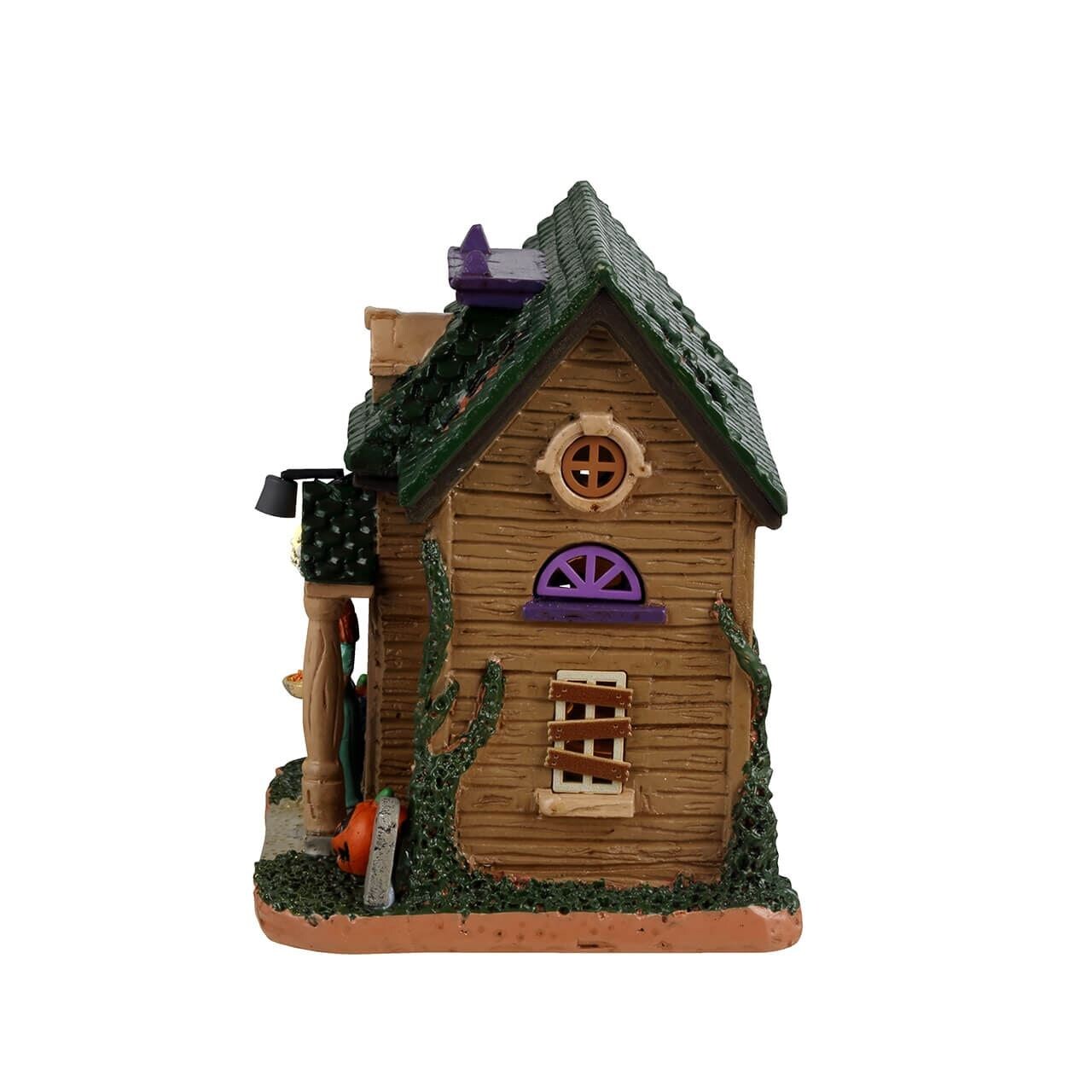 Lemax Spooky Town Halloween Village Banshee's Treats Halloween Cottage Building