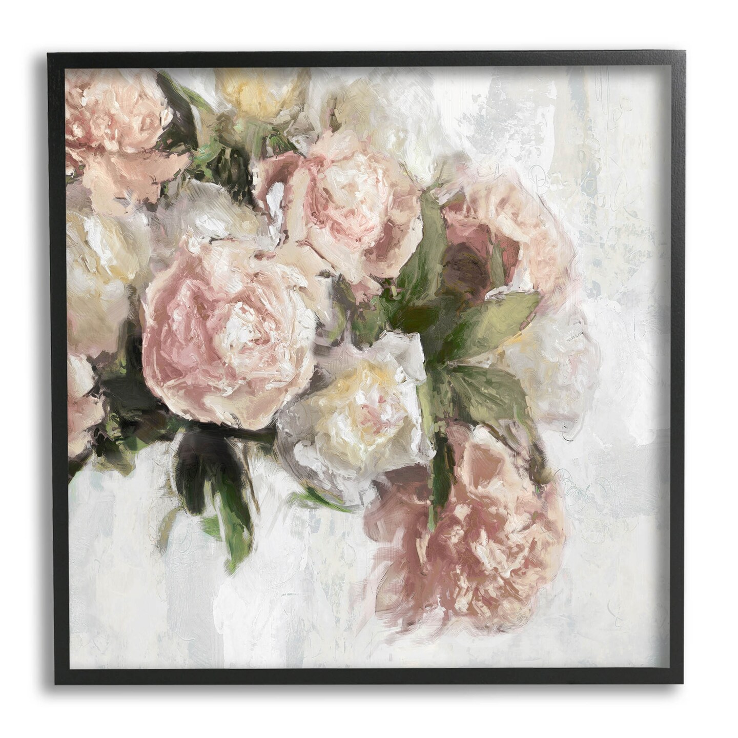 Stupell Industries Elegant Pink Roses Arrangement Framed Giclee Art