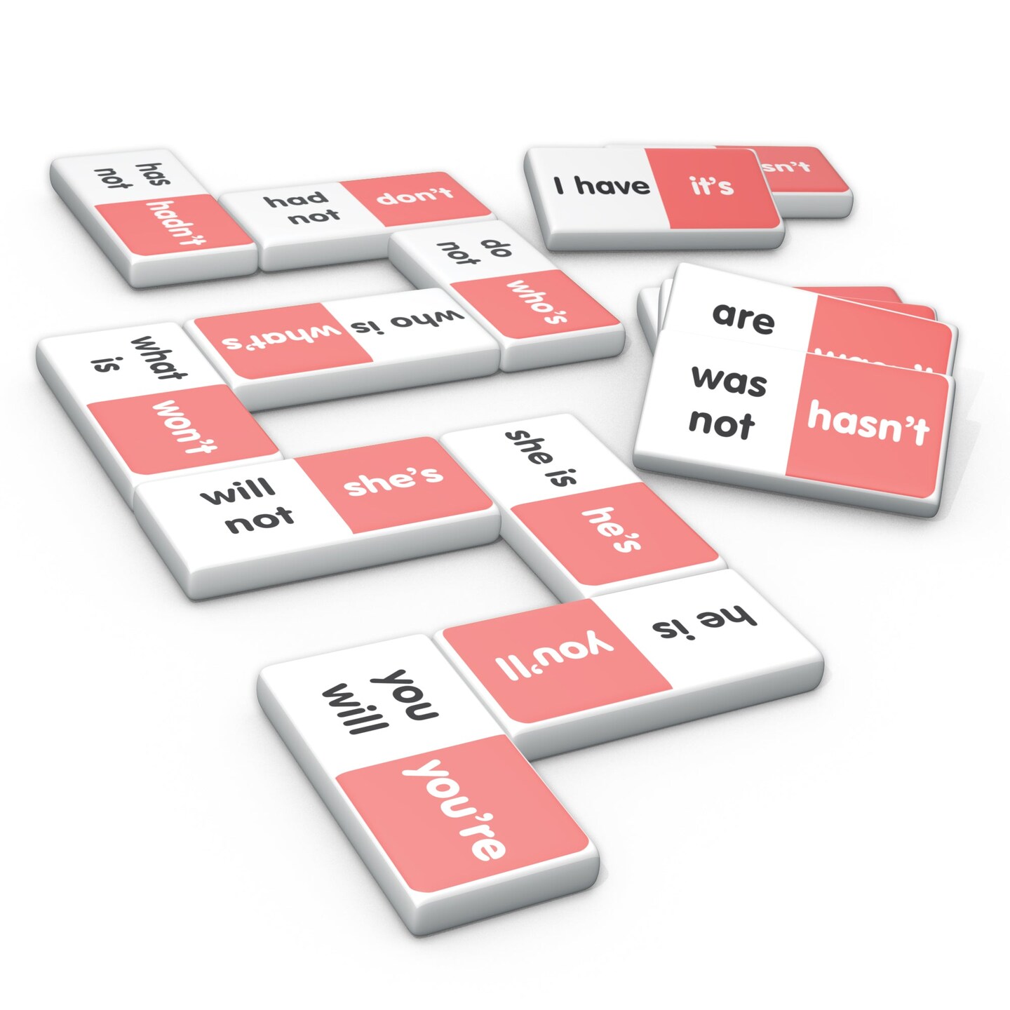 Contraction Match &#x26; Learn Dominoes