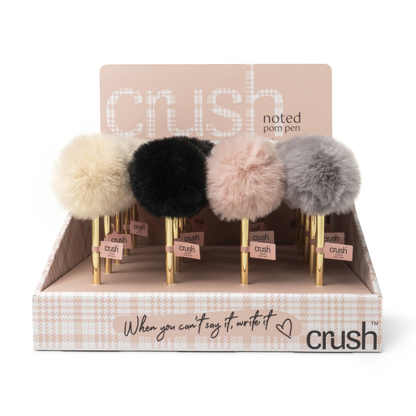 Crush(TM) Noted Pom Pens-20 Piece Assortment