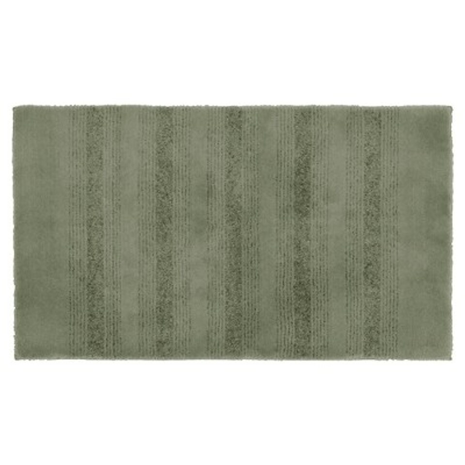 Essence Nylon Washable Bath Rug Deep Fern Garland 24&#x22;x40&#x22;