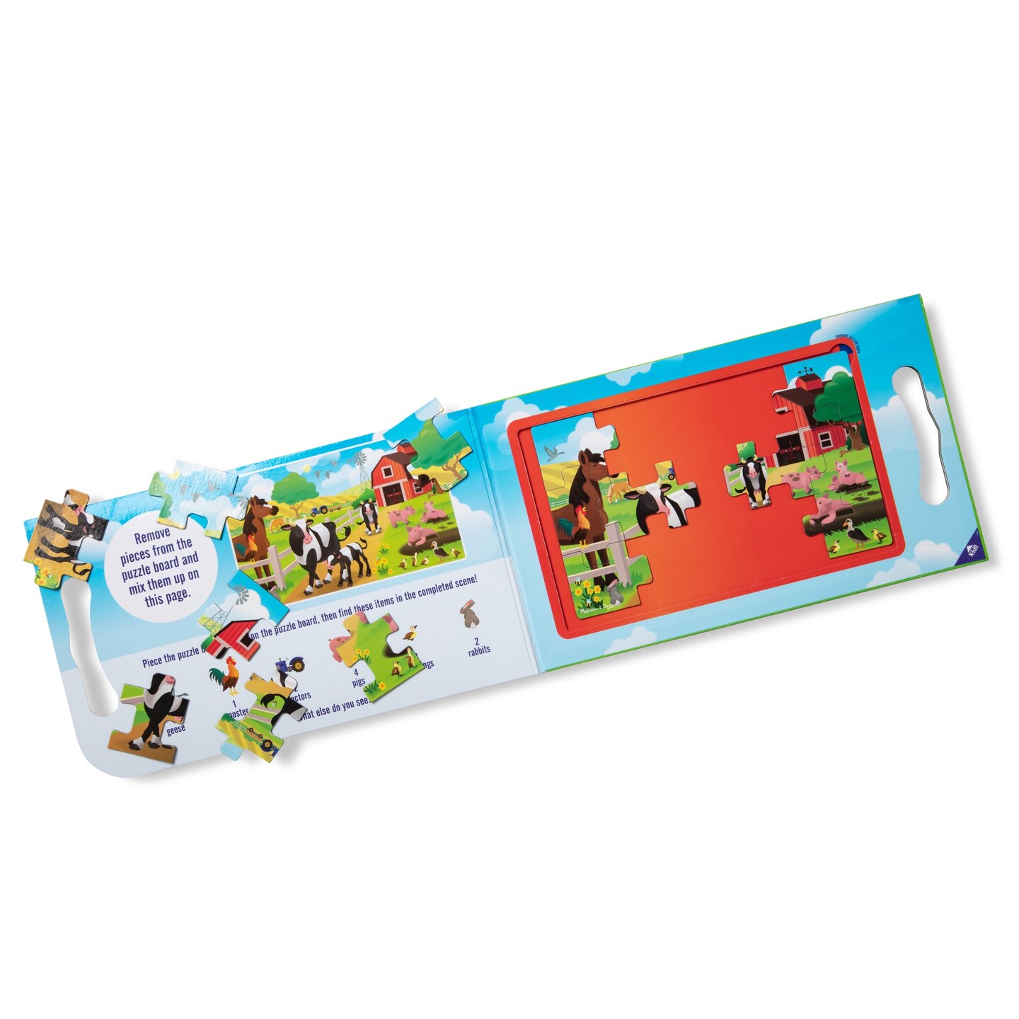 On The Farm Jigsaw Puzzles Magnetic Take Along