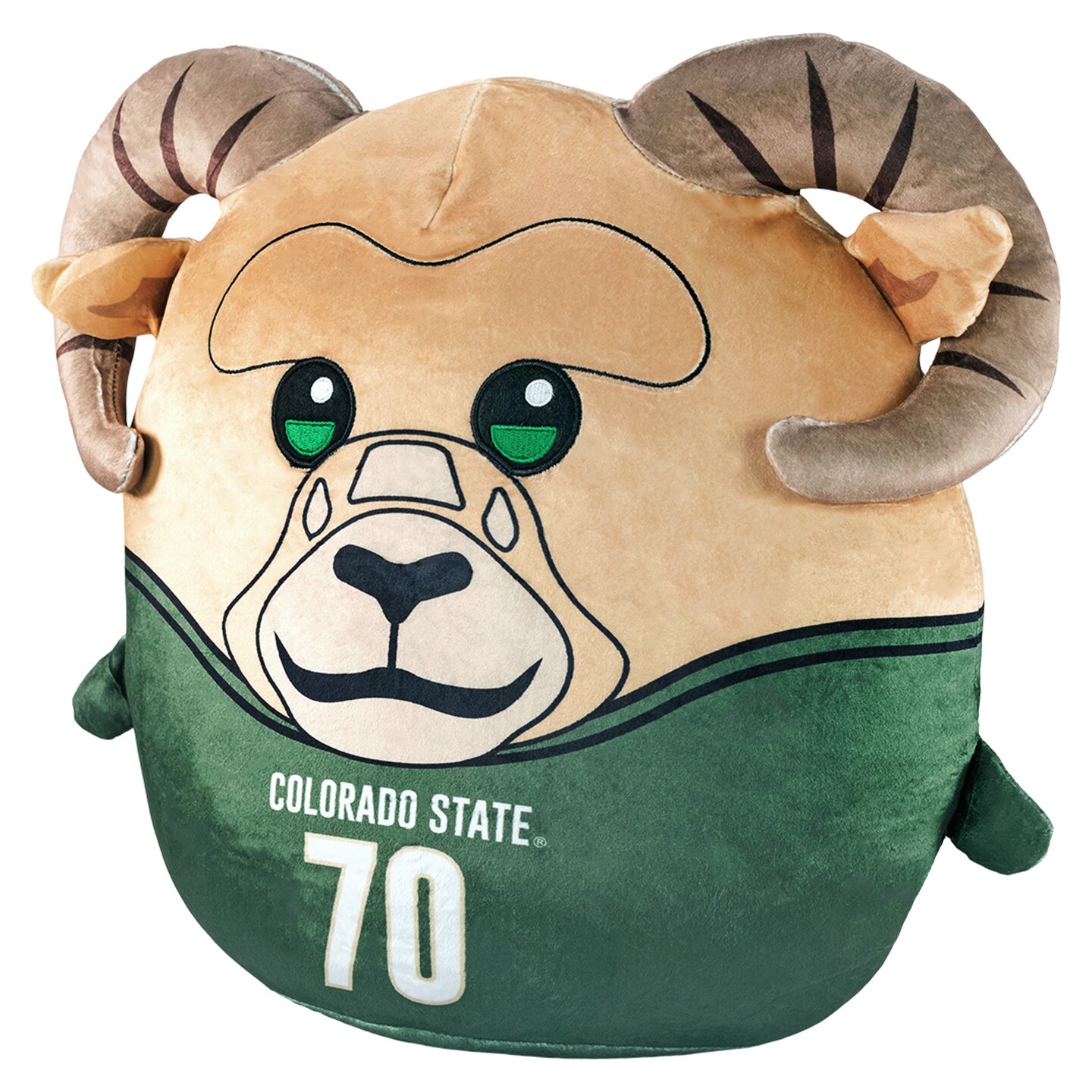 Sleep Squad Colorado State Rams Cam the Ram 12&#x22; Mascot Kiri Cloud Plushie
