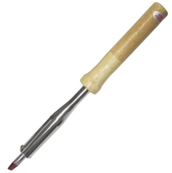 Leponitt 100 Watt Heavy Duty Soldering Iron, 1000 Degree, 5/16&#x22; Chisel Tip, Wood Handle, Stained Glass Supplies and More