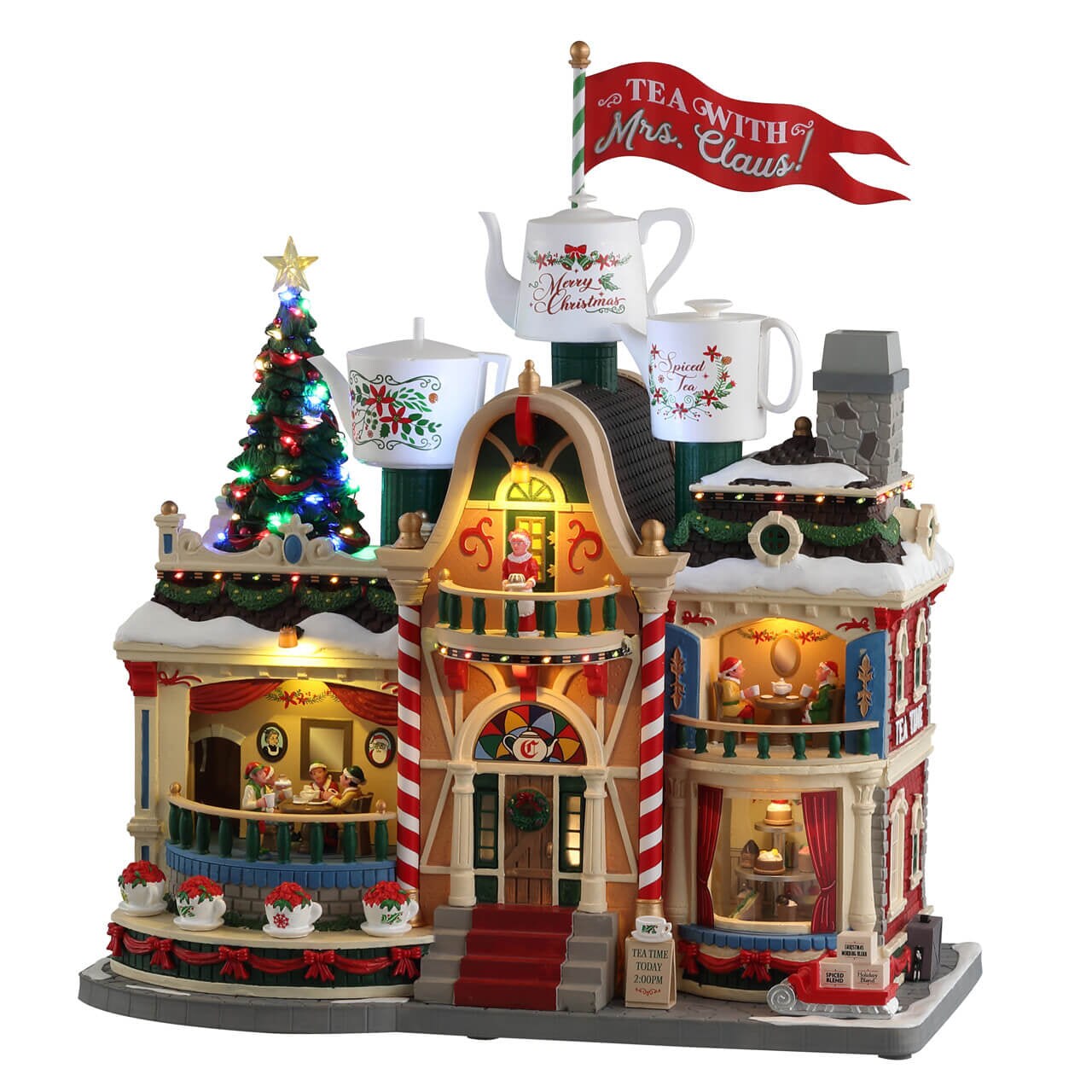 LEMAX Tea with Mrs. Claus, with 4.5V Adaptor #35018