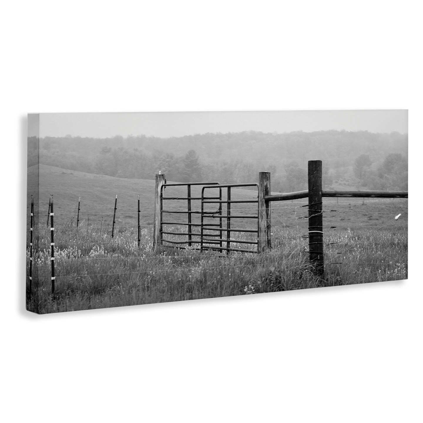 Stupell Industries Countryside Farmland Front Gate Canvas Wall Art