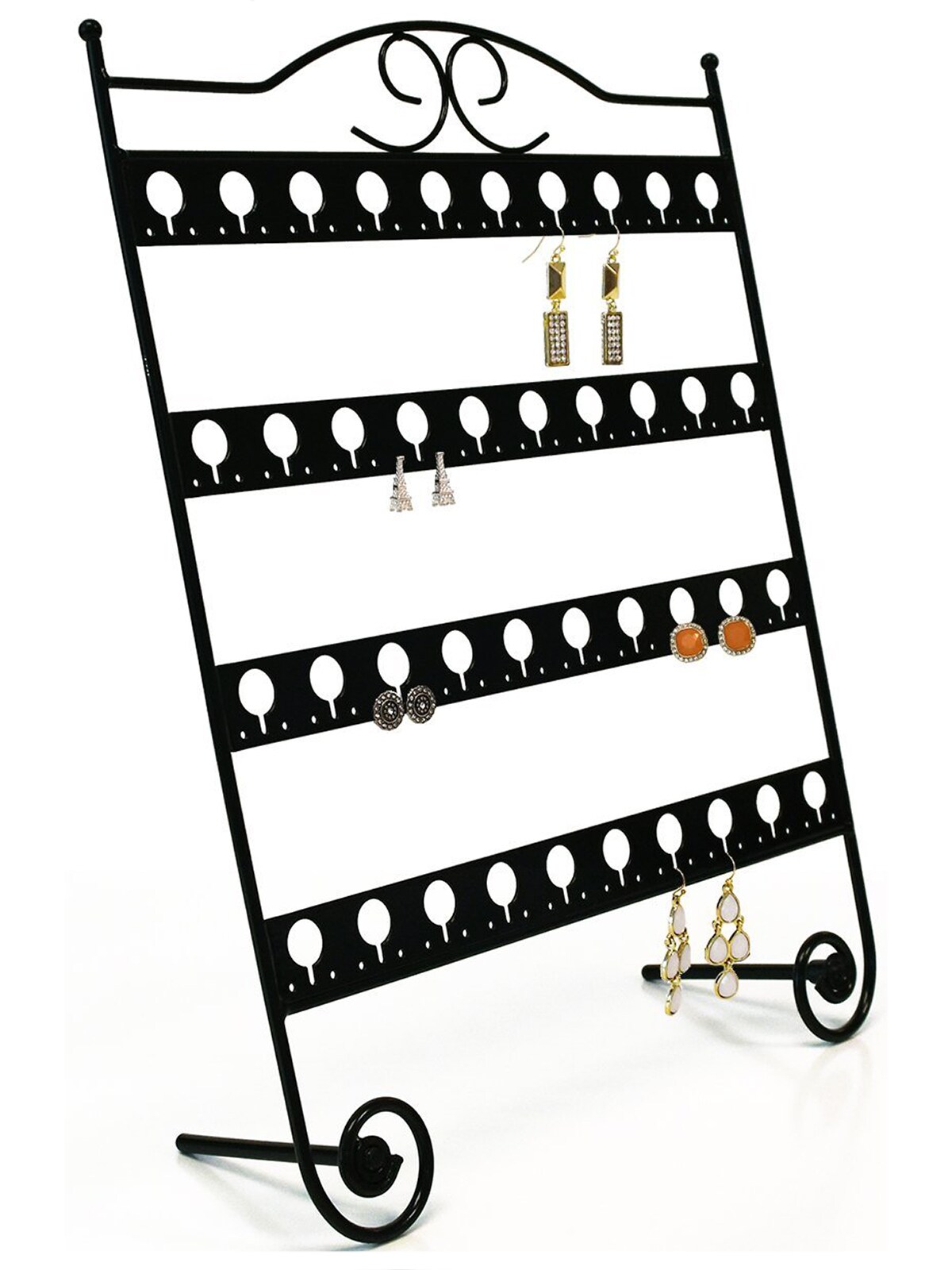 Mango Steam Tabletop Earring &#x26; Jewelry Organizer with Classic Display Stand for Earrings