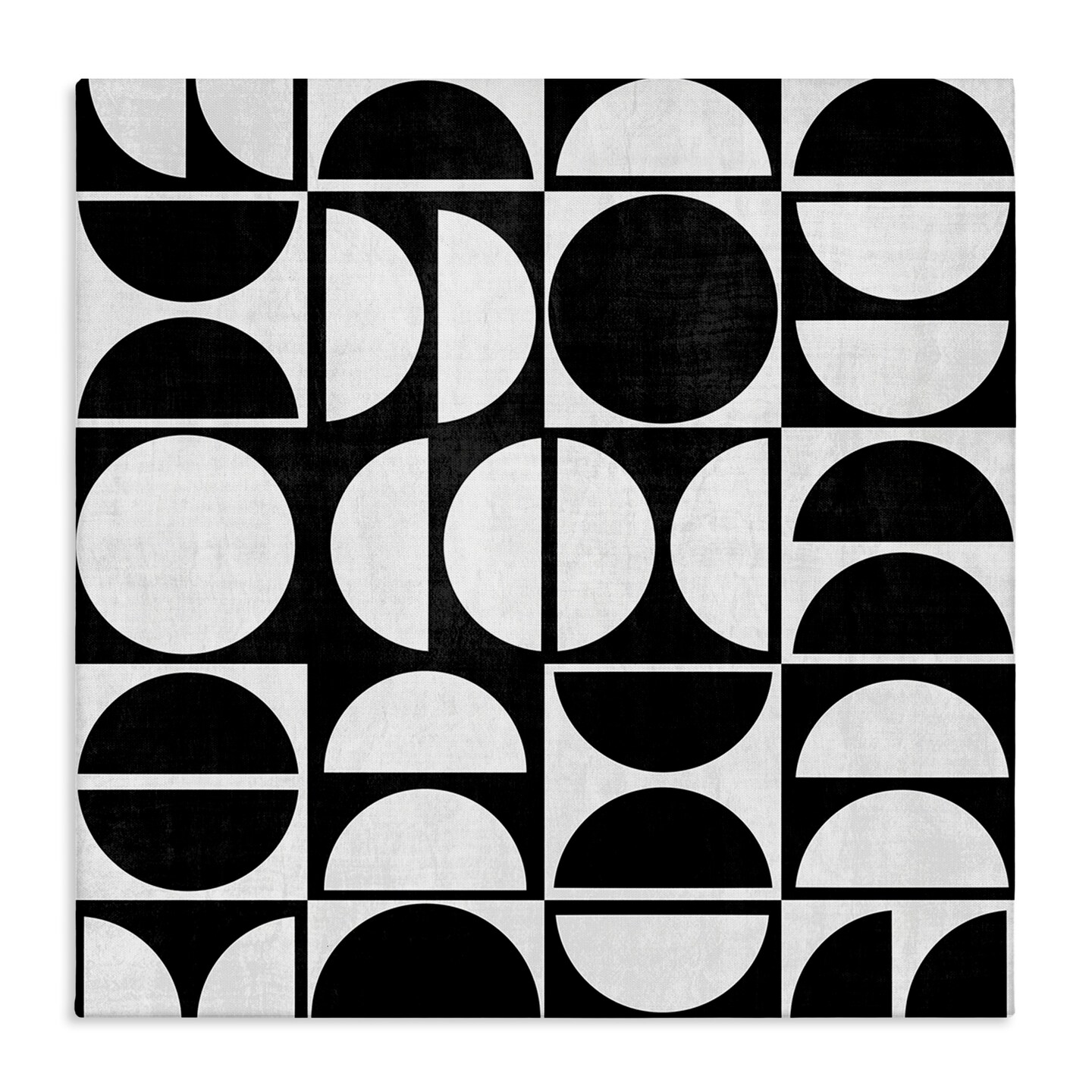 Stupell Industries Black & White Arch Pattern Canvas Wall Art
