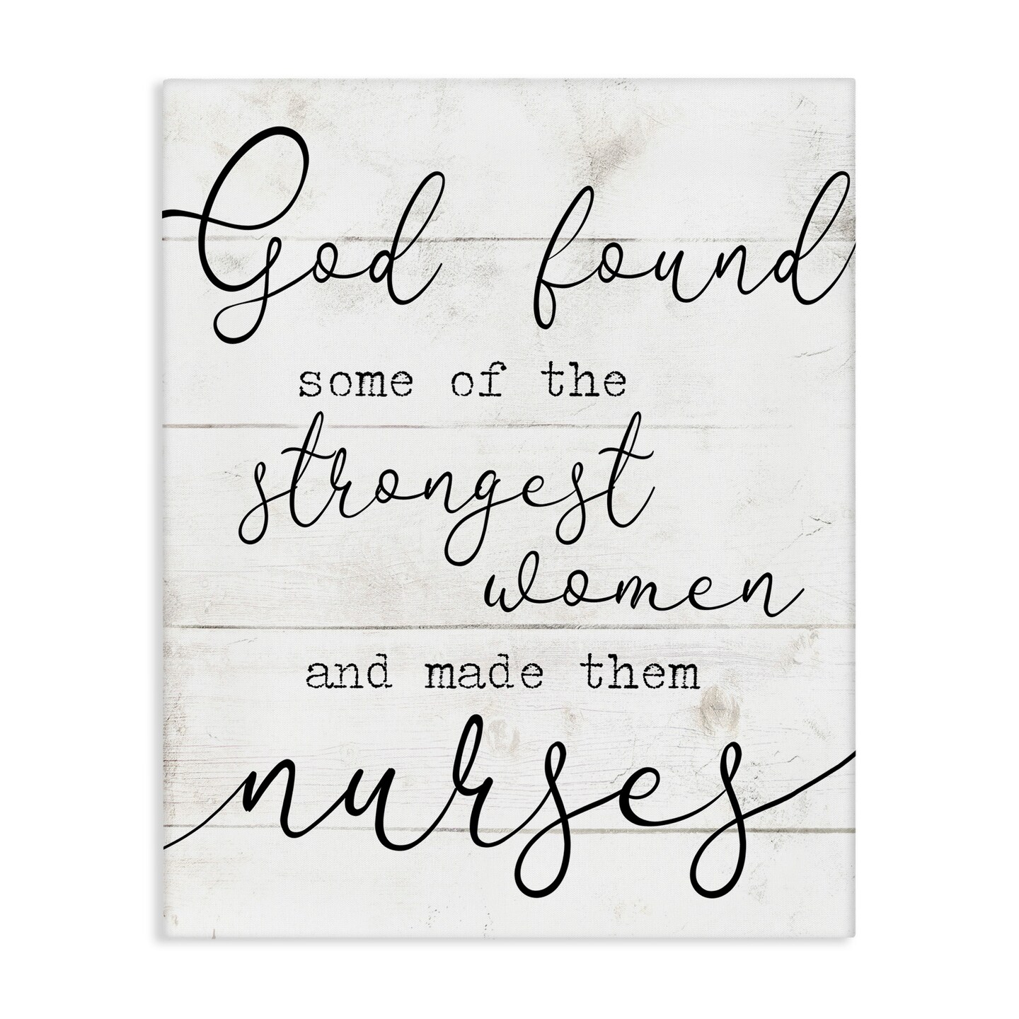 Stupell Industries Strong Women Nurses Spiritual Canvas Wall Art
