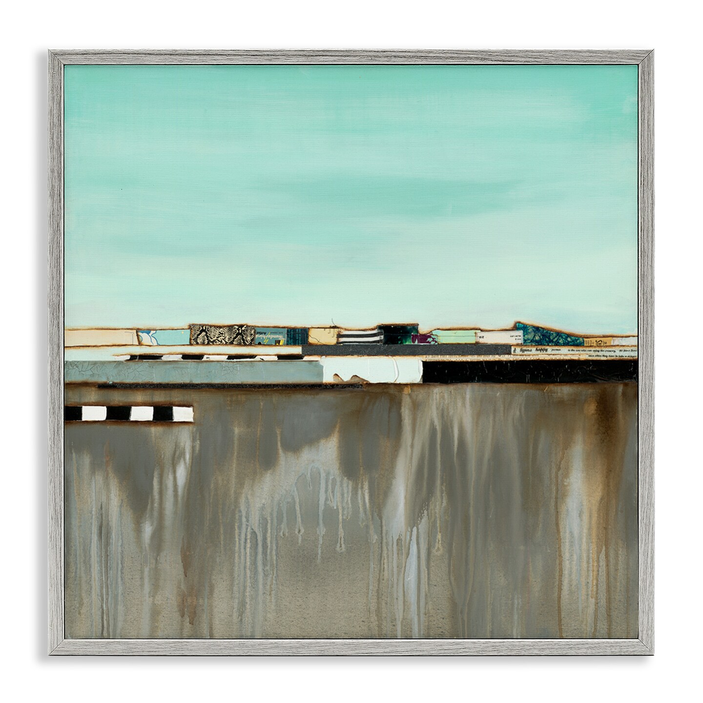 Stupell Industries Unique Urban Landscape Collage Framed Giclee Art