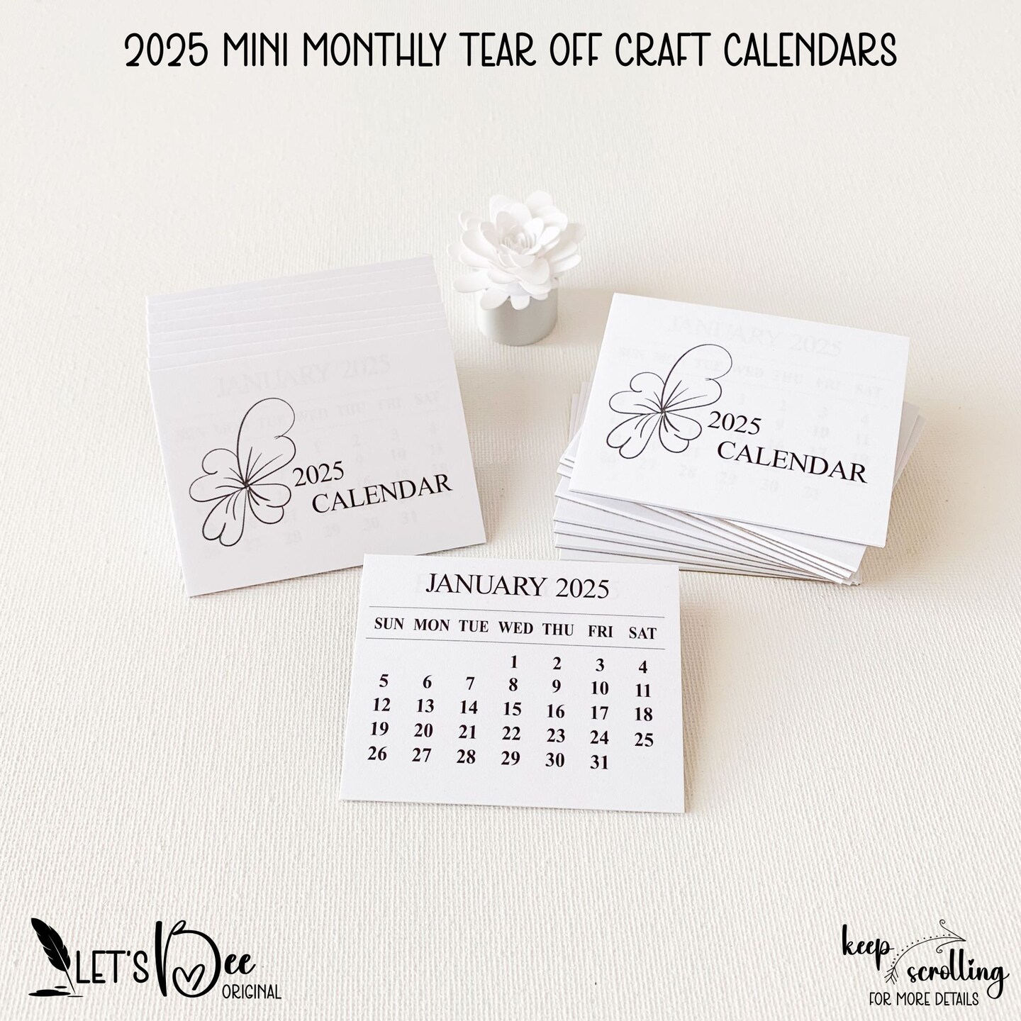 Mini Tear-Off 2025 Calendars, Craft Mini Tear Off Calendars 2025, Tear-Off Craft Calendar 2025, 2025 Refill Calendar Pads | MakerPlace by Michaels mini-tear-off-2025-calendars-craft-mini-tear-off-calendars-2025-tear-off-craft-calendar-2025-2025-refill-calendar-pads-makerplace-by-michaels