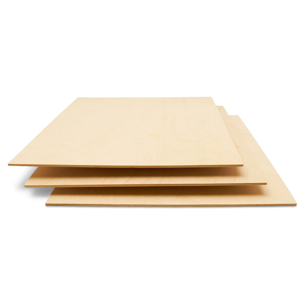 Baltic Birch Plywood, 8 x 12 Inch, B/BB Grade Sheets, 1/2, 1/4 or 1/8 Inch Thick| Woodpeckers