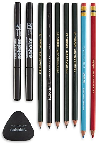 Manga Drawing Set - 10-Piece Scholar Kit for Artists