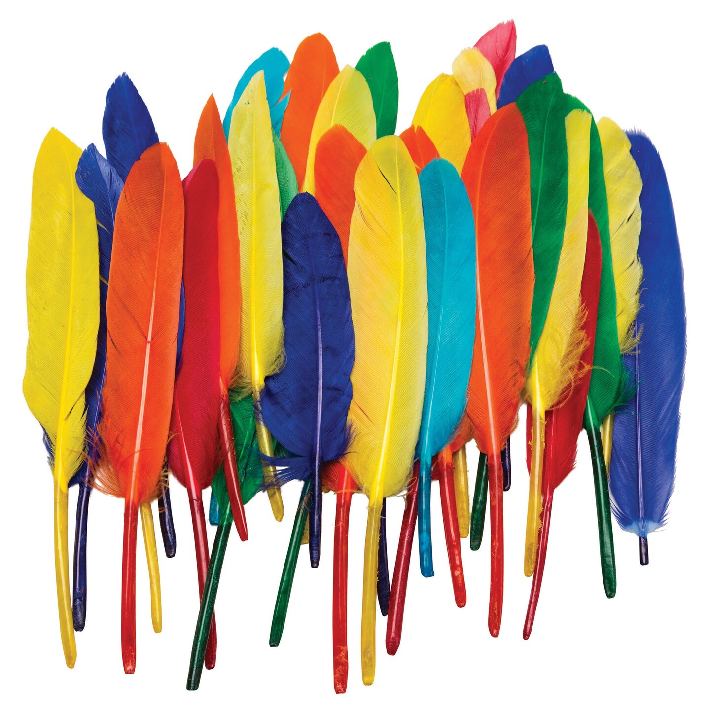 Duck Quills, Assorted Colors, 3&#x22; to 5&#x22;, 14 grams
