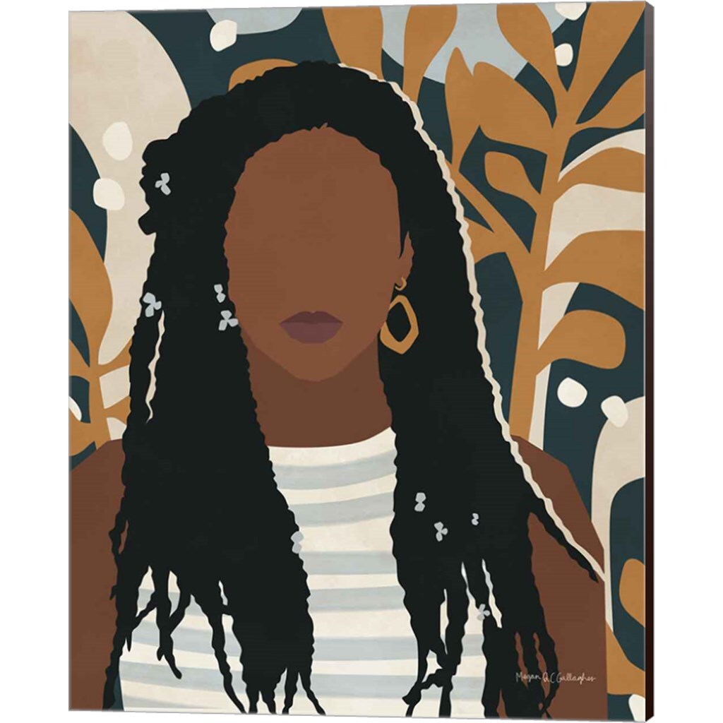 Modern Woman by Megan Gallagher 12" x 15" Canvas Wall Art (Set of 2)