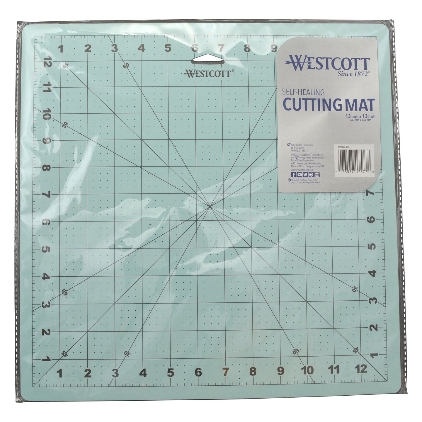 Self-Healing Cutting Mat, 12&#x22; x 12&#x22;, Pack of 3
