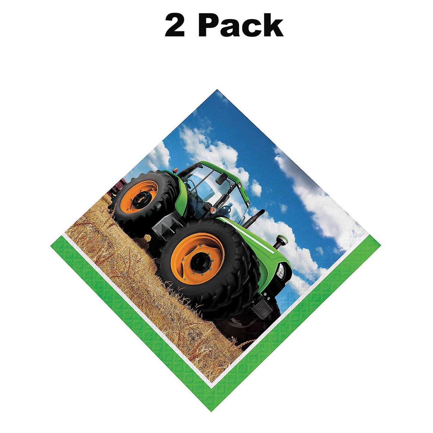 Tractor Party Luncheon Napkins - 16 Pc.