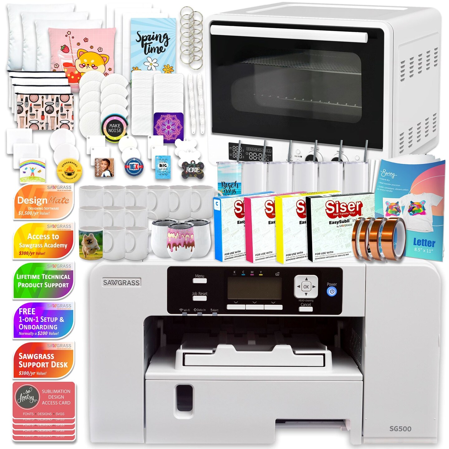 Sawgrass Virtuoso SG500 Sublimation Printer with Sublimation Oven