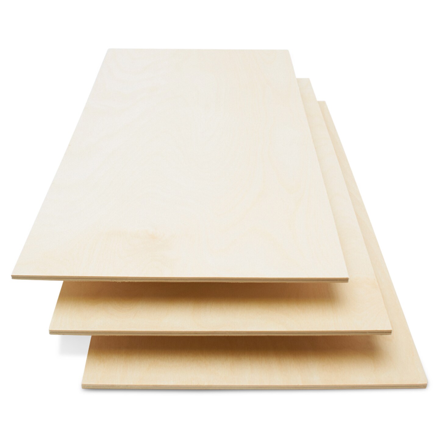 Baltic Birch Plywood, 12 x 24 Inch, B/BB Grade Sheets, 1/2, 1/4 or 1/8 Inch Thick| Woodpeckers