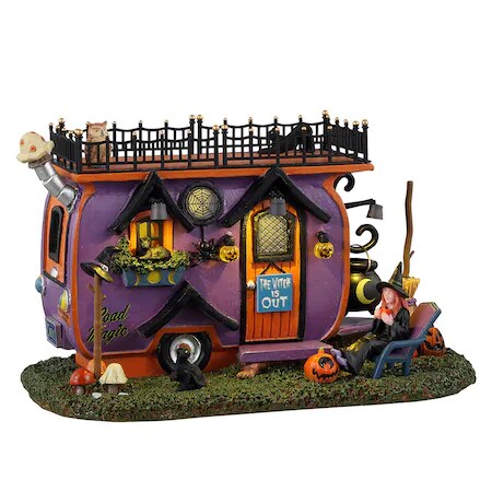 Lemax Spookytown Witch Vanlife