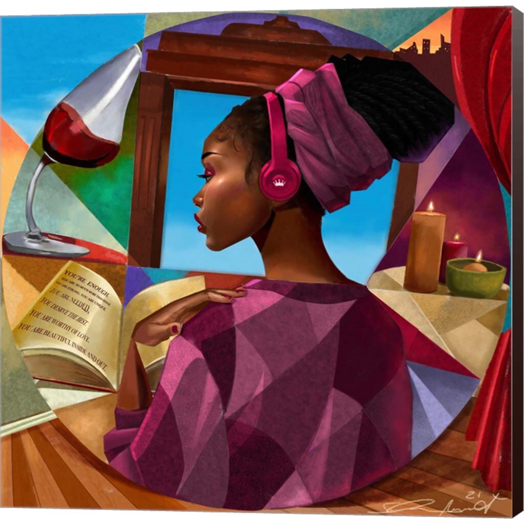 You&#x27;re Enough by Salaam Muhammad 24&#x22; x 24&#x22; Canvas Wall Art