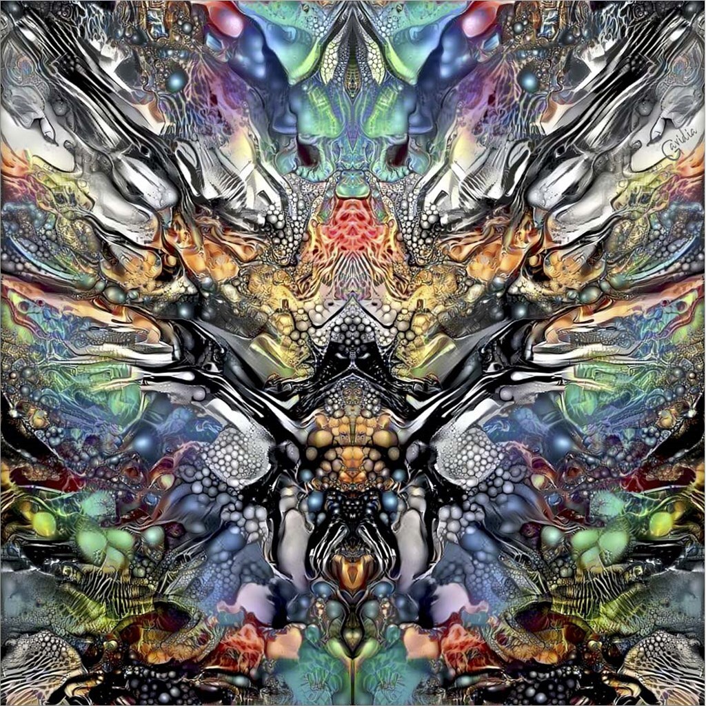 Poseidon by Pedro Gavidia 24&#x22; x 24&#x22; Canvas Wall Art