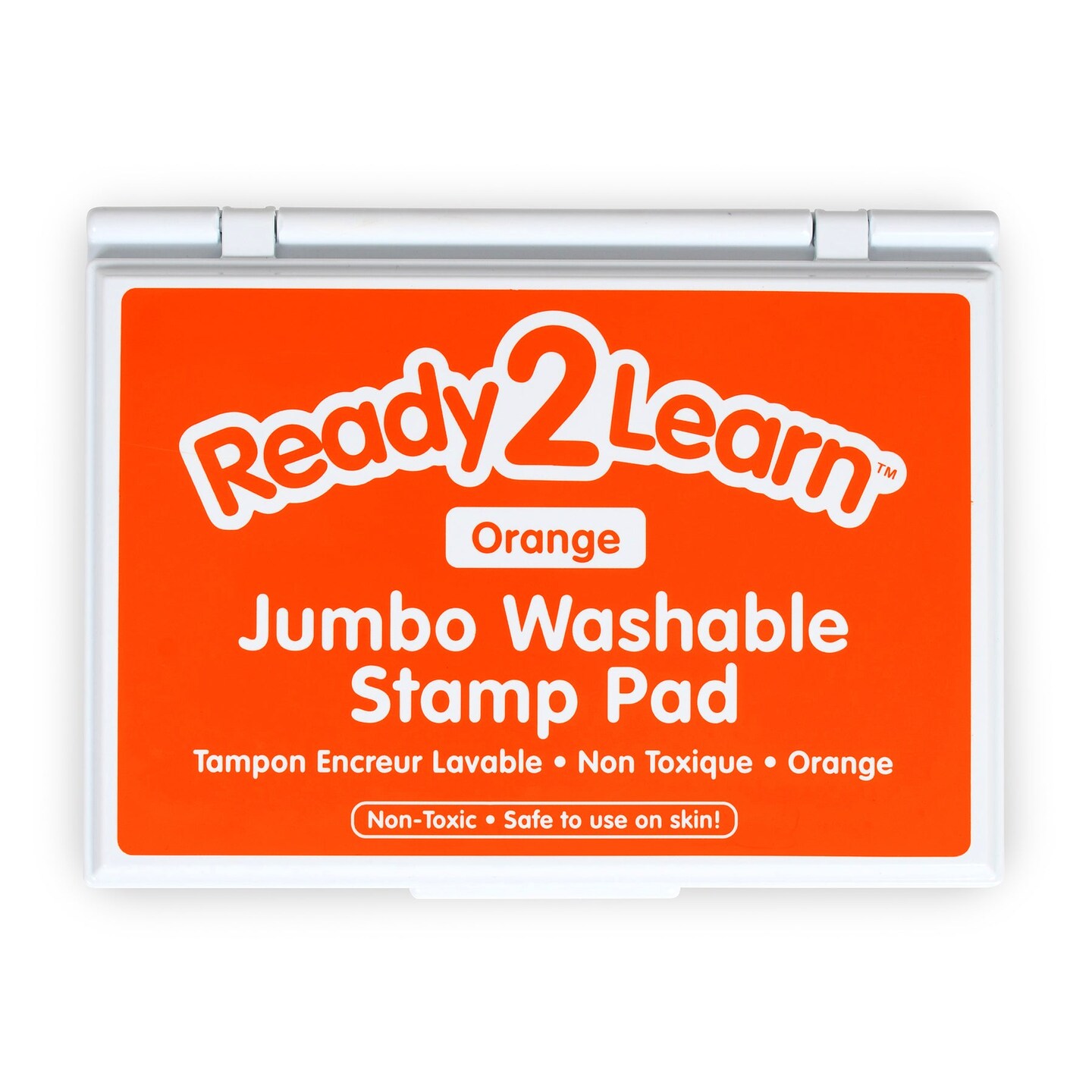 Jumbo Washable Stamp Pad - Orange - 6.2&#x22;L x 4.1&#x22;W