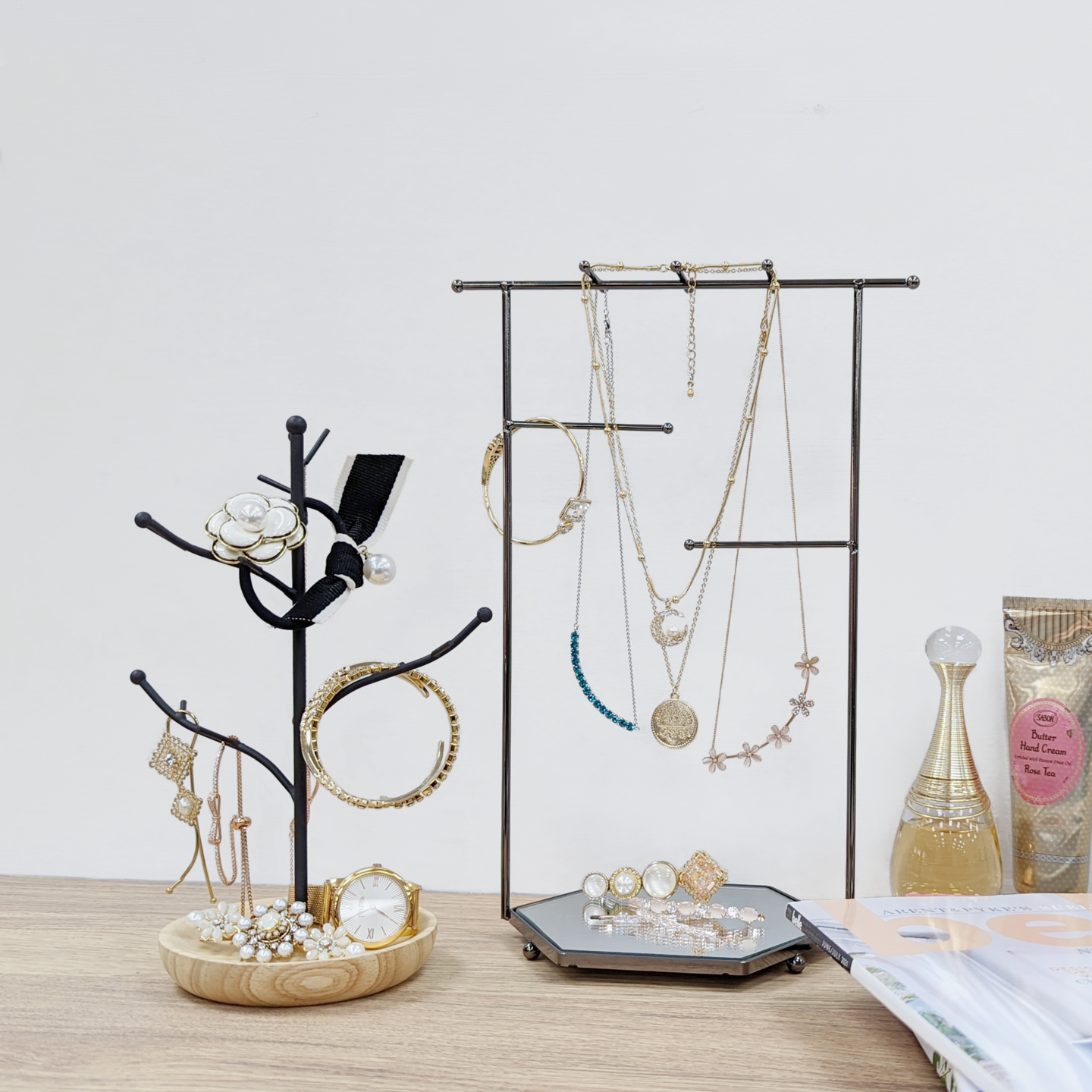 Mango Steam Jewelry Tree Hanger for Bracelets, Necklaces, Hoop Earrings, &#x26; Rings