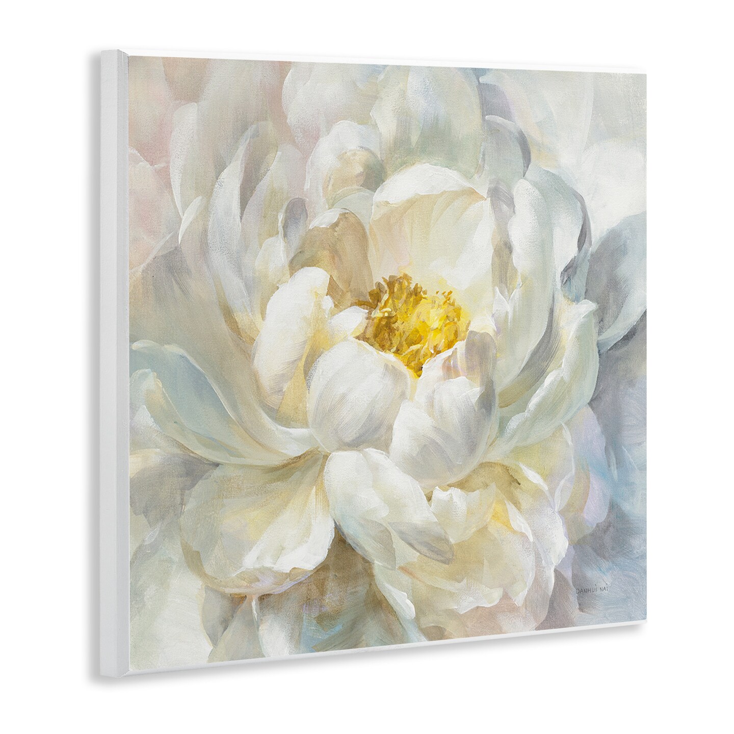 Stupell Industries Delicate Flower Petals Painting Wall Plaque Art