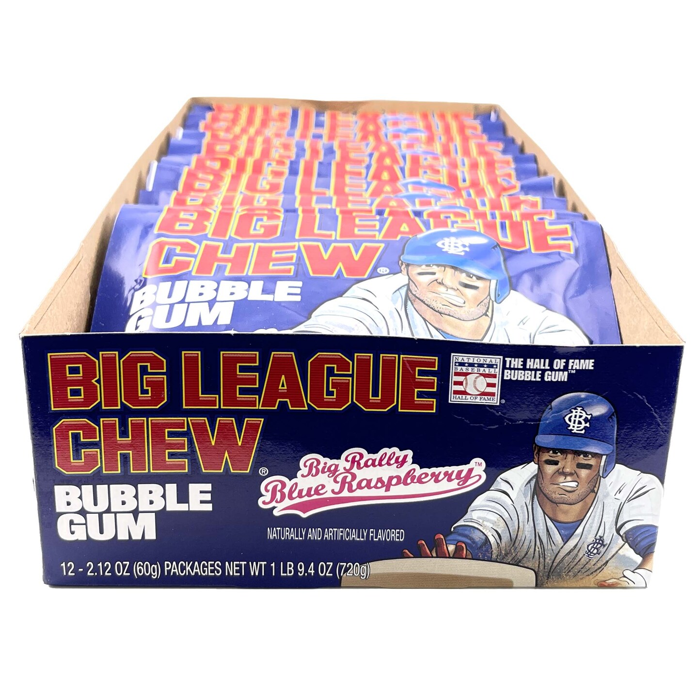 Ford Big League Chew Blue Rasp 12Ct
